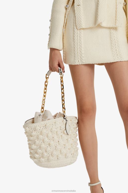 Ermanno scervino borse rafia hotsell